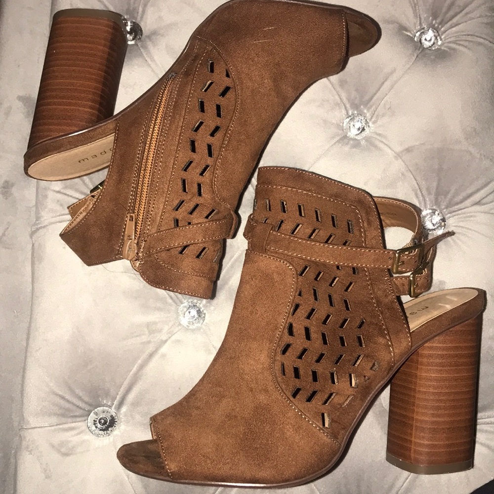 Madden Brown Chunky Heels